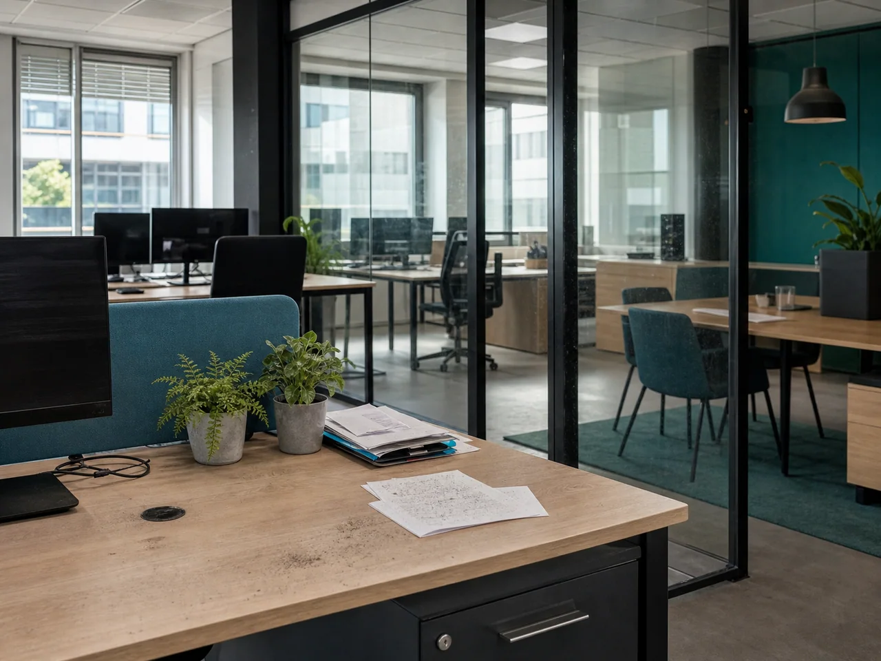 Kantoor voor professionele schoonmaak